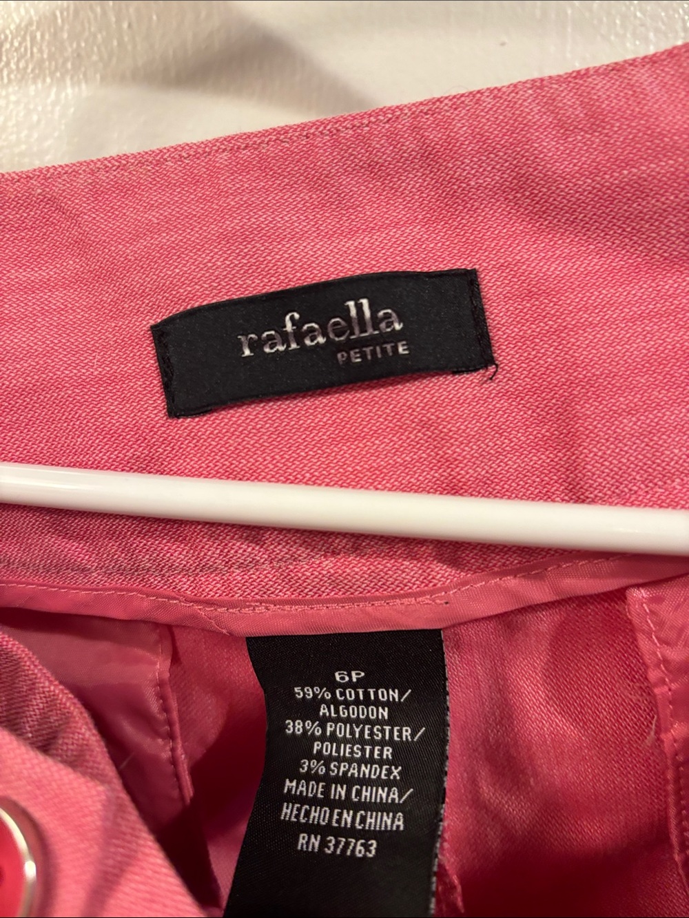 Rafaella Coral-Pink Cropped Ankle Pants - Picture 2 of 2